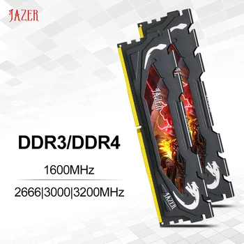 JAZER Tablica DDR4 memorija 8 GB 16 GB 2666 Mhz 3000 Mhz 3200 Mhz DDR3 4 GB 8 GB 1600 Mhz Memorija računala s Radijatora