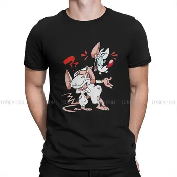 Pinky i Mozak TV Tkiva t-Shirt Pitanje Elegantan Homme Majica Muška Majica S po cijeloj površini Moda