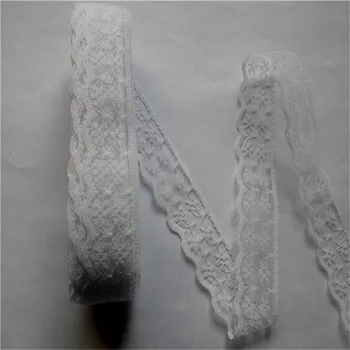 2 Mm, Bijela 10 Metara Prekrasne Čipke vrpce DIY Vezene Tkanine Nakit vjenčanicu Pribor za Odjeću cvjetne čipke Tkanina