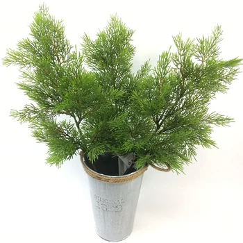 Umjetni Zeleni List Čempresa Pine Igla Lišće Grančica Božićno Vjenčanje Office Home Ukras Hotela Umjetne Biljke
