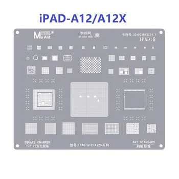 MaAnt iPad Air 2020 A14/A9-A10X/A12/A12X/Pro BGA Matrica za Реболлинга High-end cpu Čip Cyber Ukrcaj Svjetiljke Mreže Popravak
